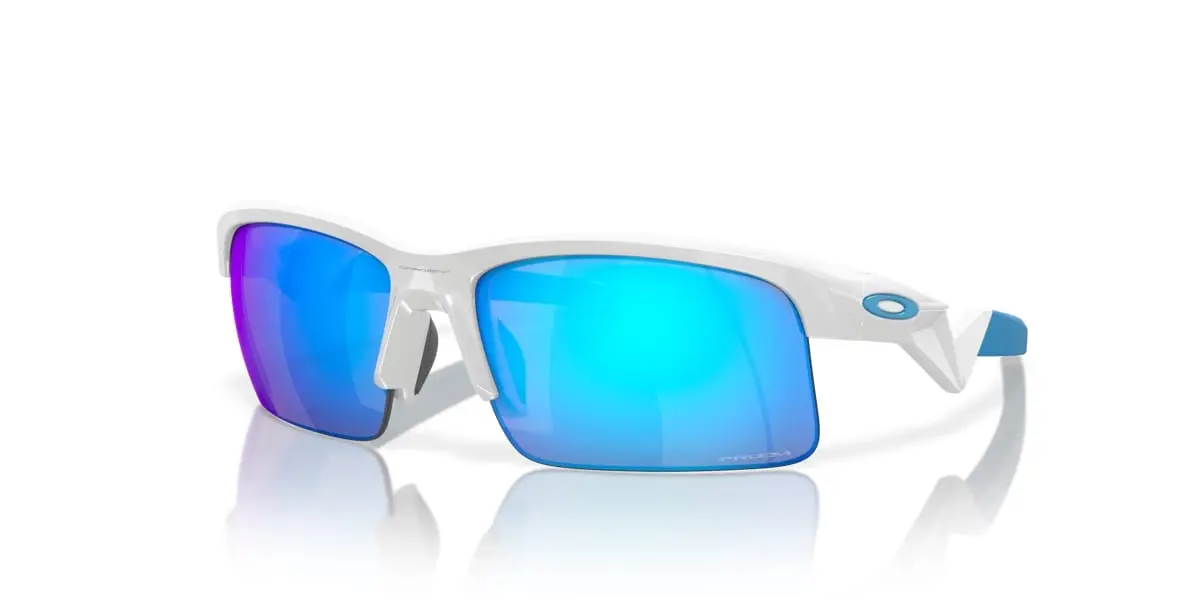 Oakley Capacitor Polished White Prizm Sapphire