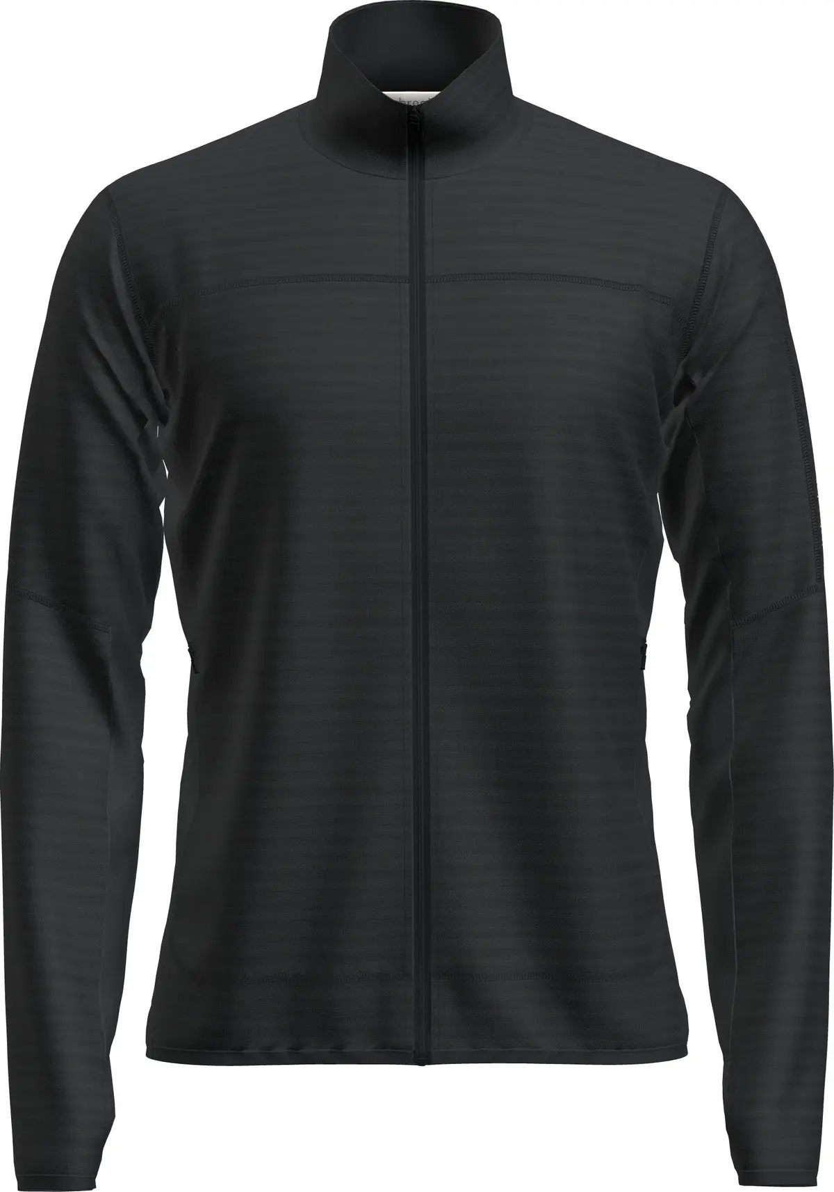 Icebreaker Men Merino Blend 300 Realfleece™ Descender Ls Zip Black