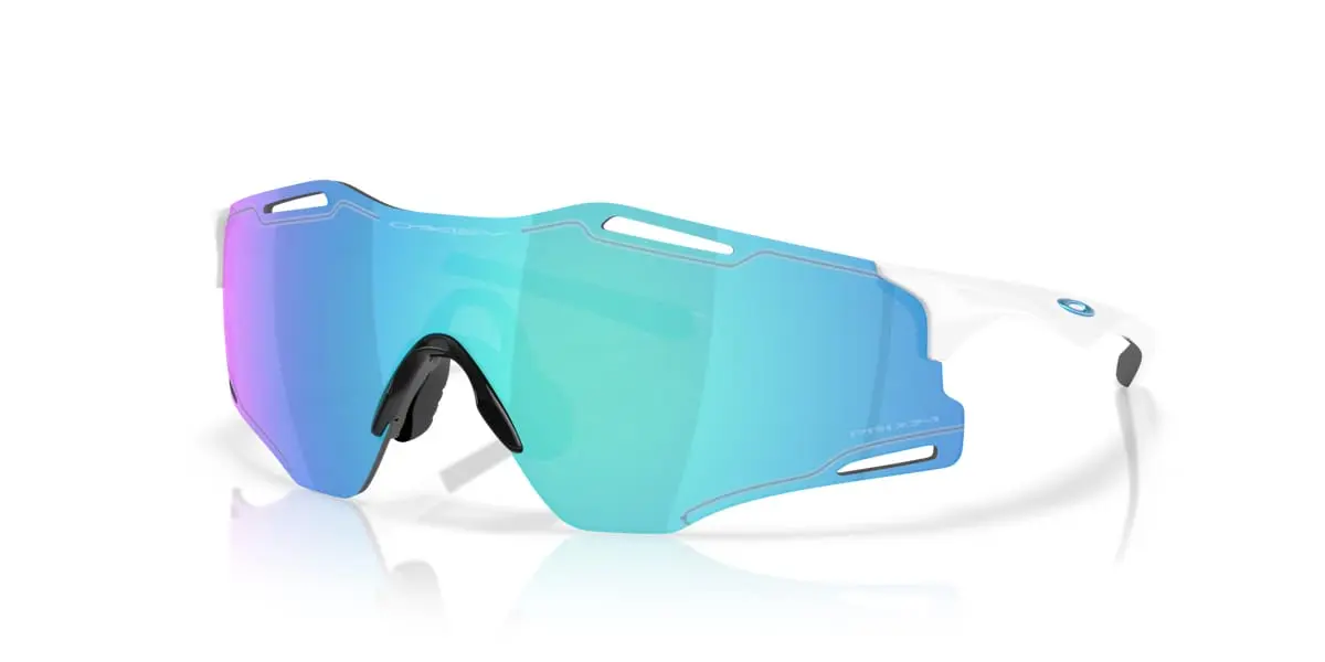 Oakley Cybr Zero Polished White / Prizm Sapphire