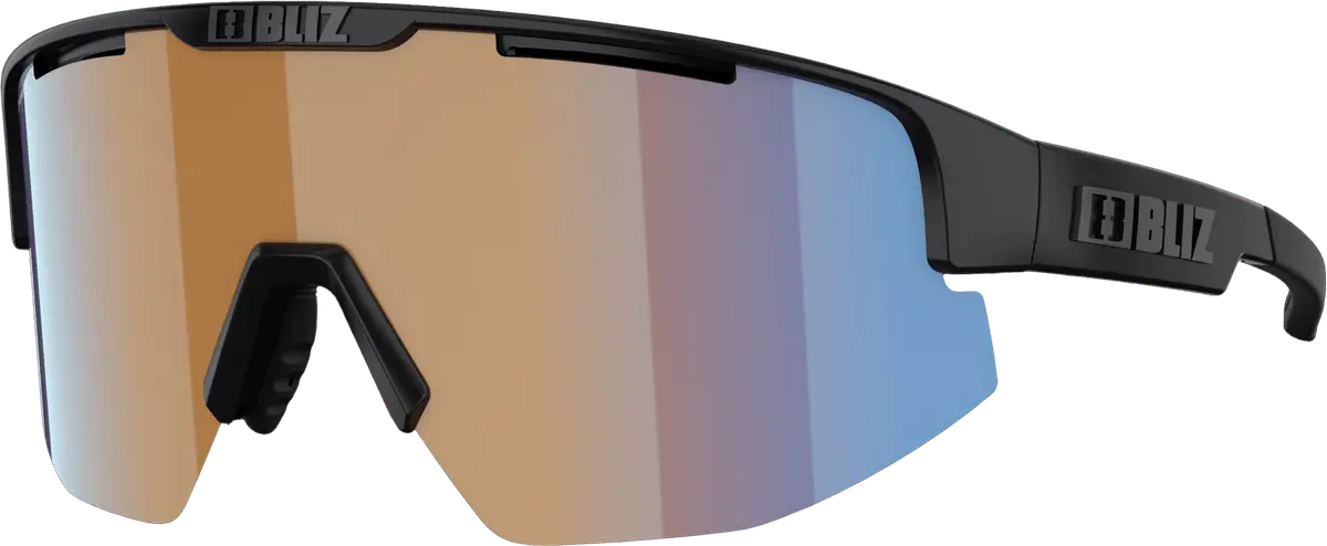 Bliz Matrix Nordic Light Matte Black/Coral Orange Blue
