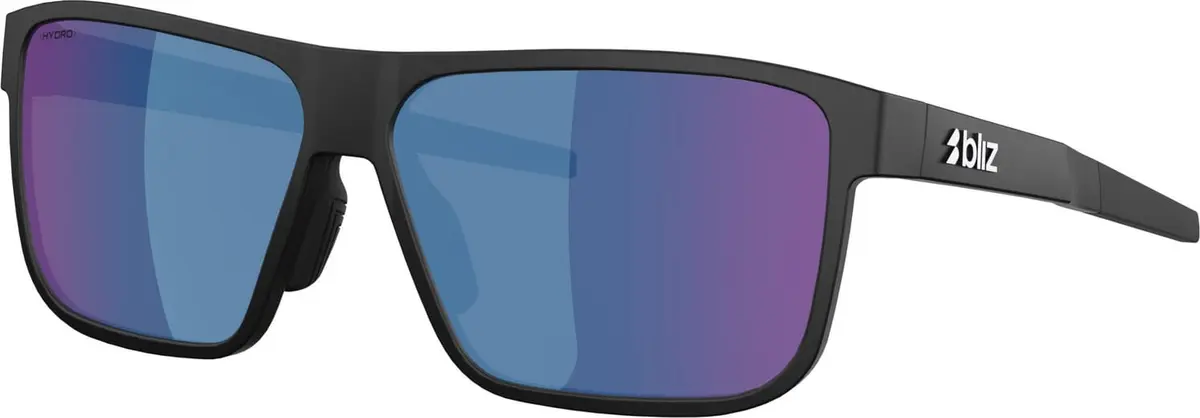 Bliz A008 Matte Black / Smoke W Blue Multi