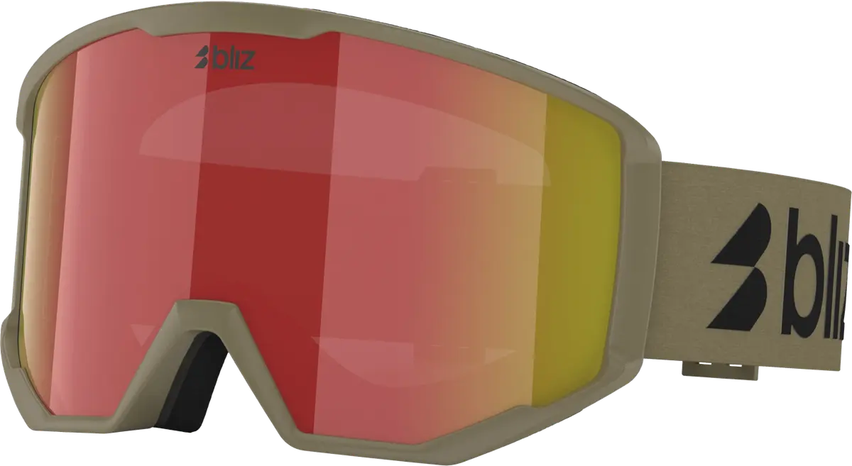 Bliz Spark Matte Camo Green/Brown W Red Multi