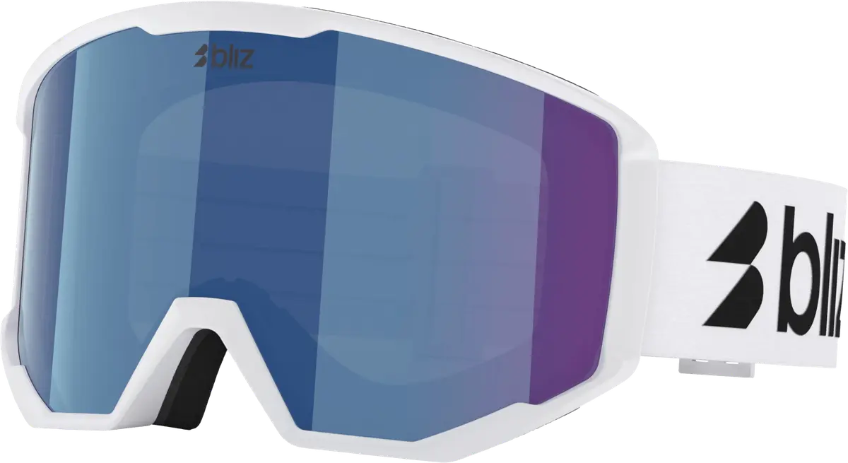Bliz Spark Matte White/Smoke&Blue