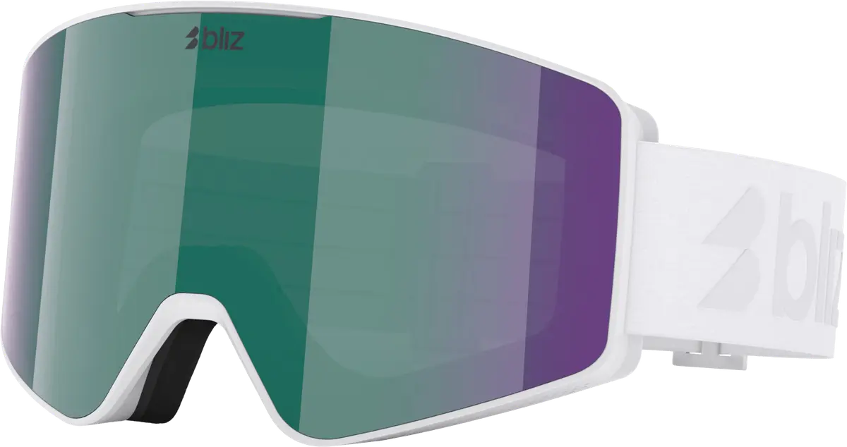 Bliz G001 Matte White / Brown W Green Multi