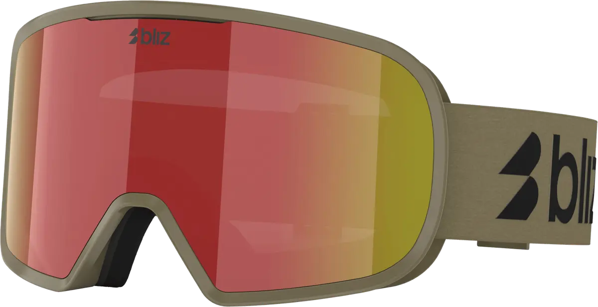Bliz G002 Matte Camo Green/Brown W Red Multi