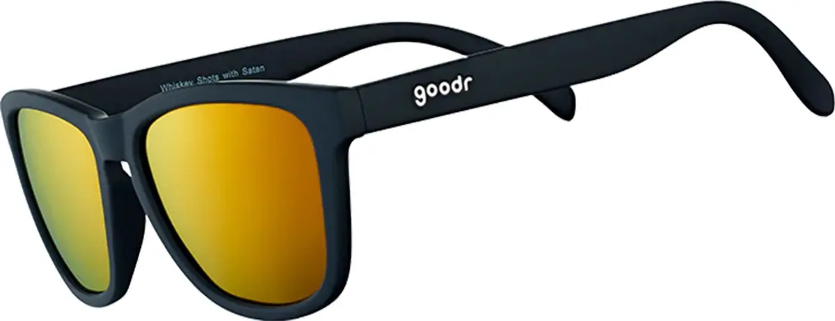 Goodr Sunglasses Whiskey Shots With Satan Black