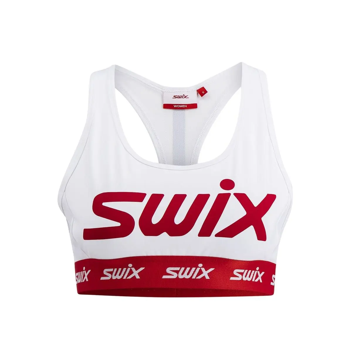 Swix Women's Roadline Bra Bright White/Fiery Red
