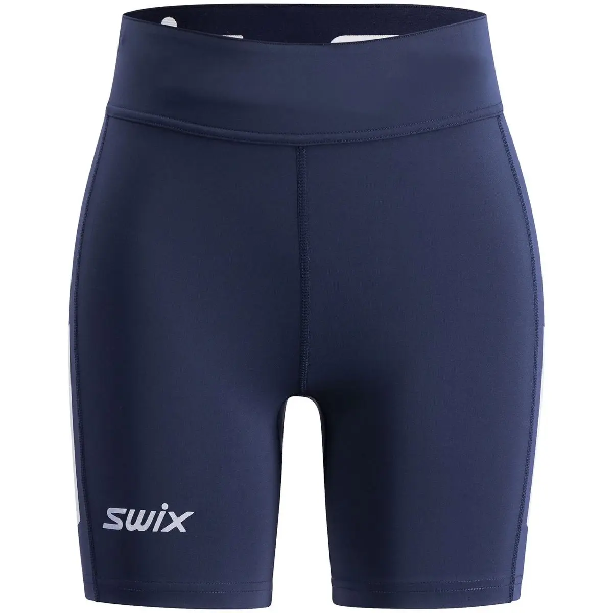 Swix Women's Pace High Waist Half Tights Dark Navy