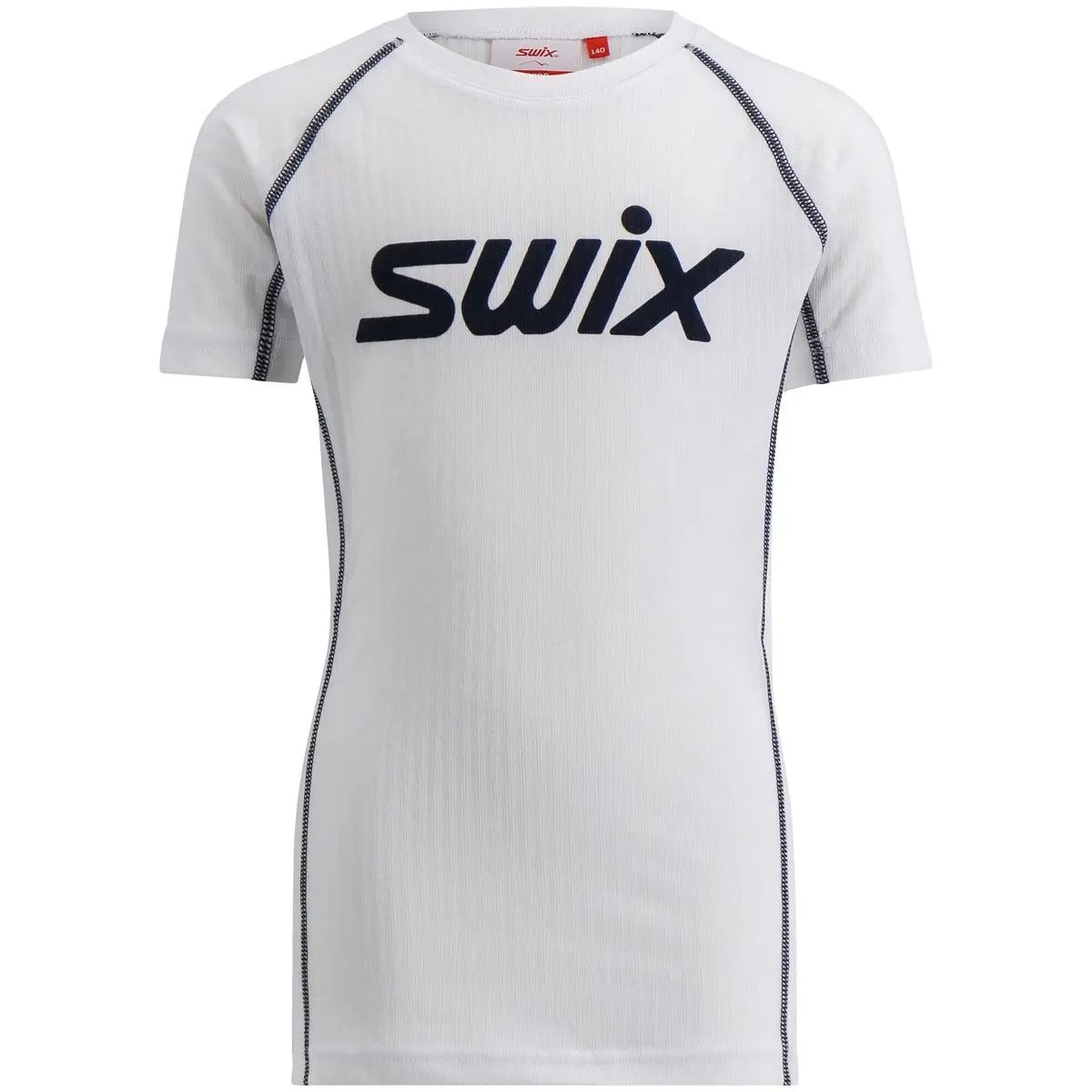 Swix Racex Classic Short Sleeve Jr Bright White/ Dark Navy