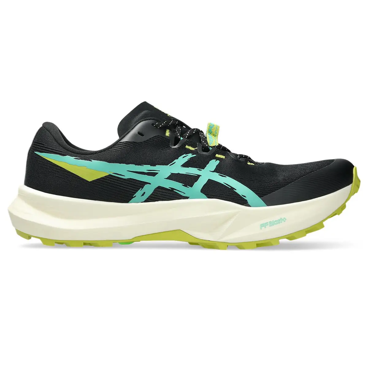 Asics Men's Fuji Lite 6 Black/Aurora Green