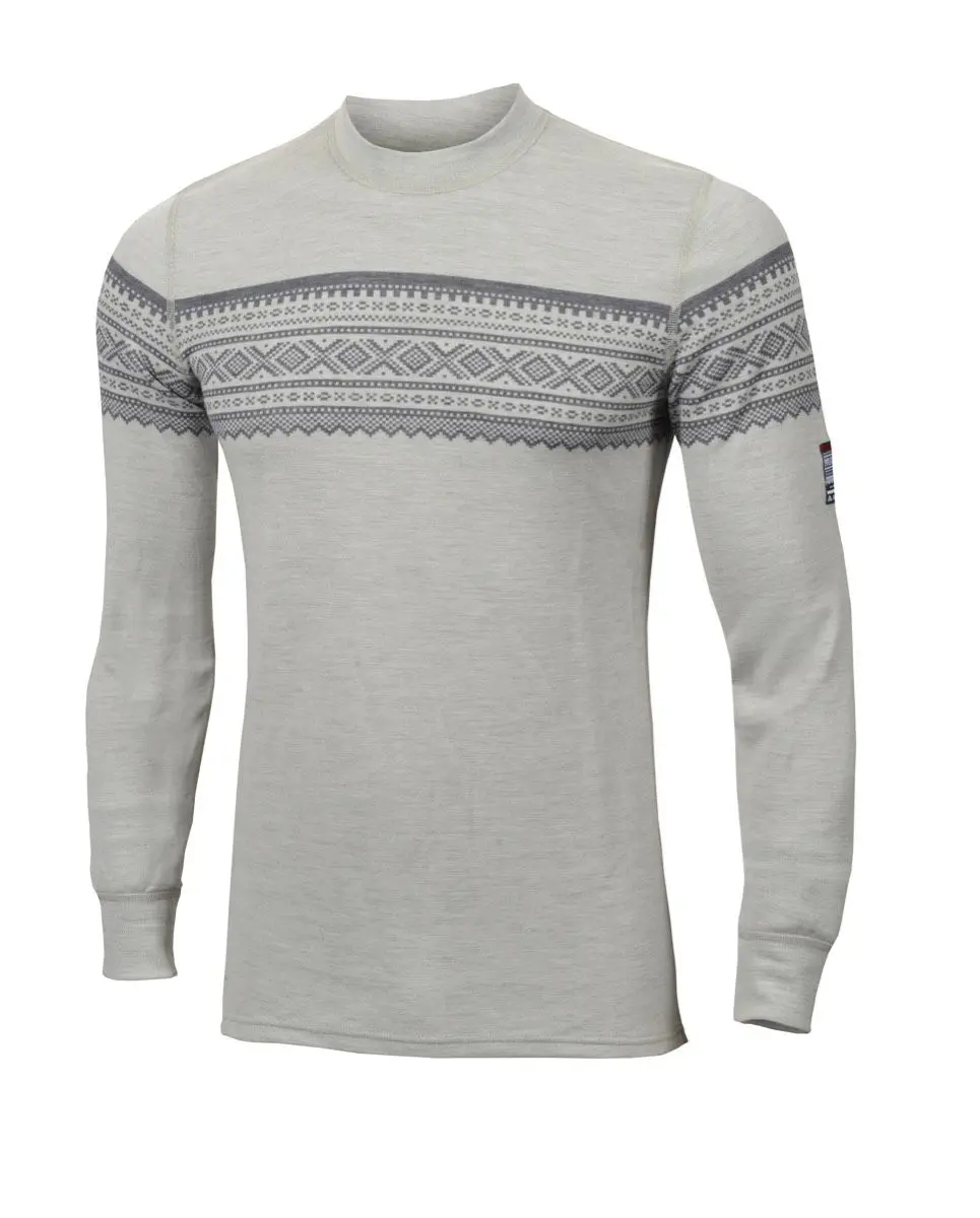 Aclima DesignWool Marius Crew Neck Man Gråfjell