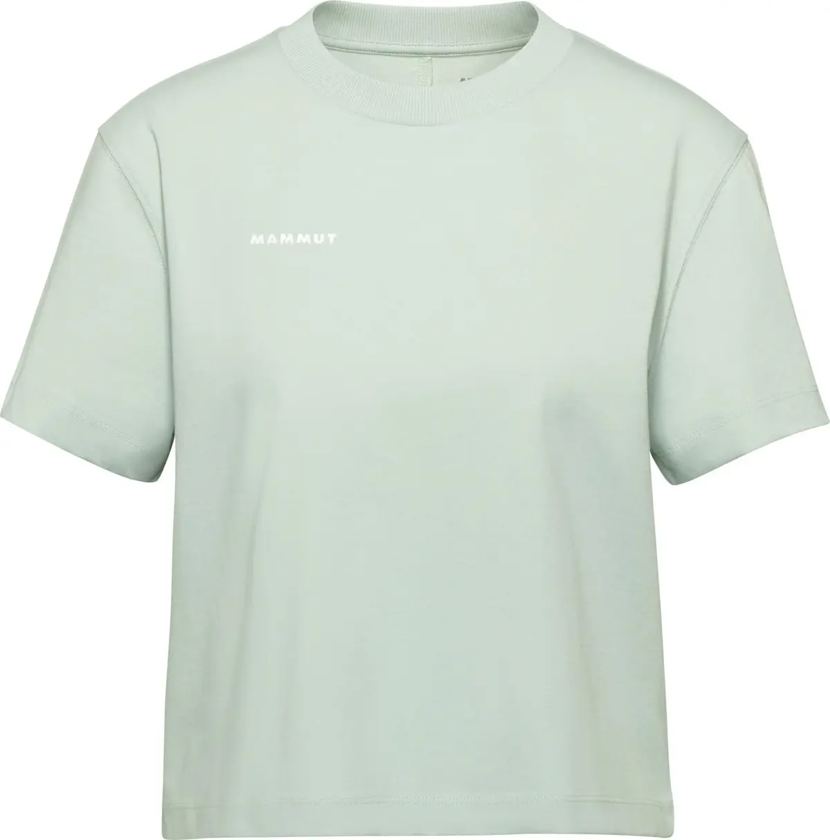 Mammut Women's Mammut Base Cropped T-Shirt Mini Logo Silver Sage
