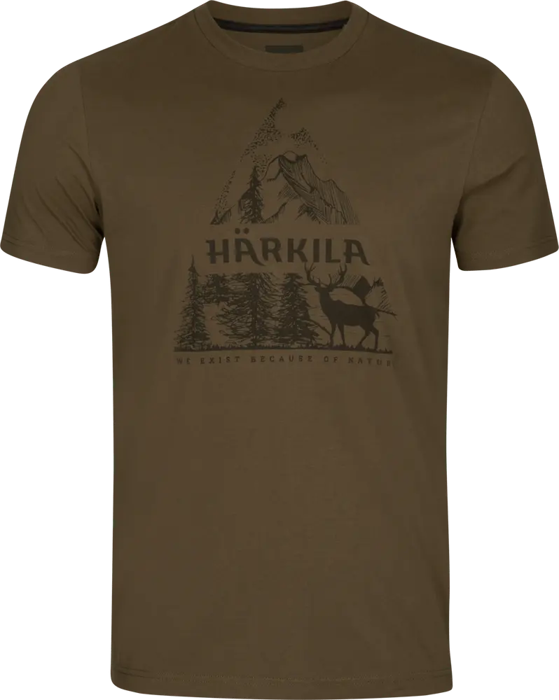 Härkila Men's Härkila Nature Shortsleeve T-Shirt Willow Green