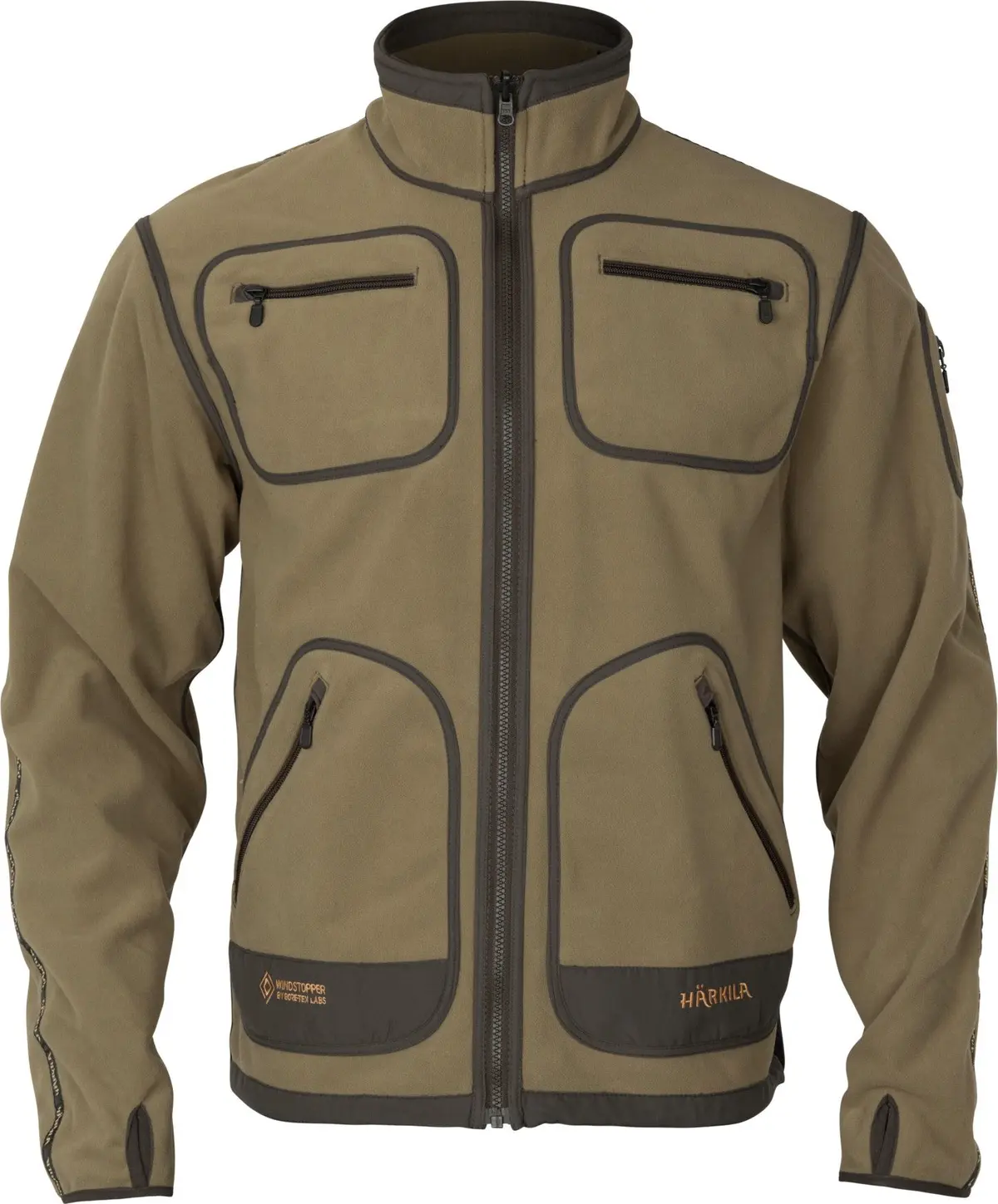 Härkila Men's Kamko Fleece Dark Antique Bronze/willow Green