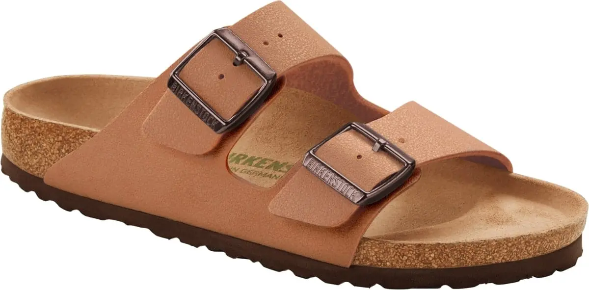 Birkenstock Arizona BFBC Earthy VEG Narrow Vegan Pecan