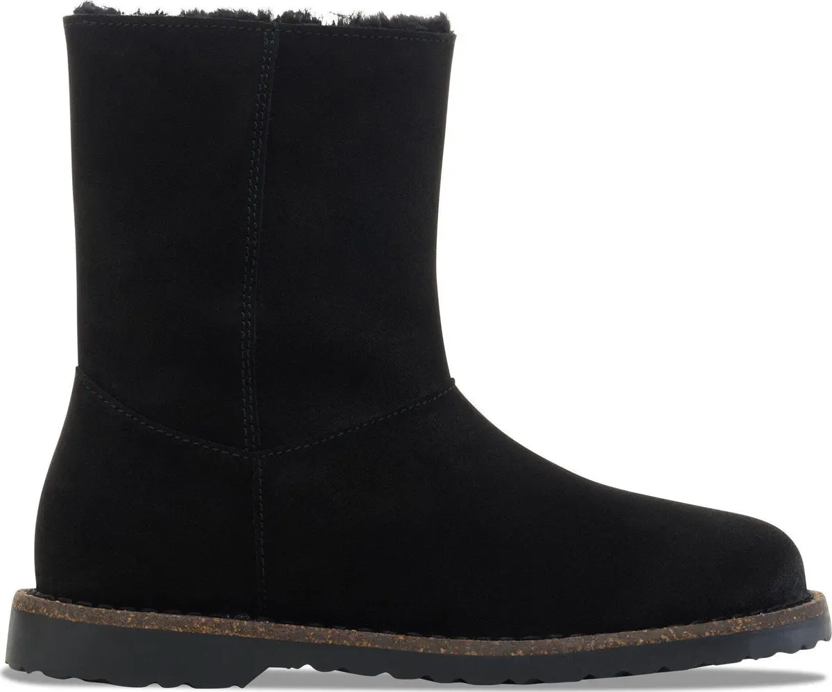 Birkenstock Uppsala Zip Shearling Leve Narrow Black
