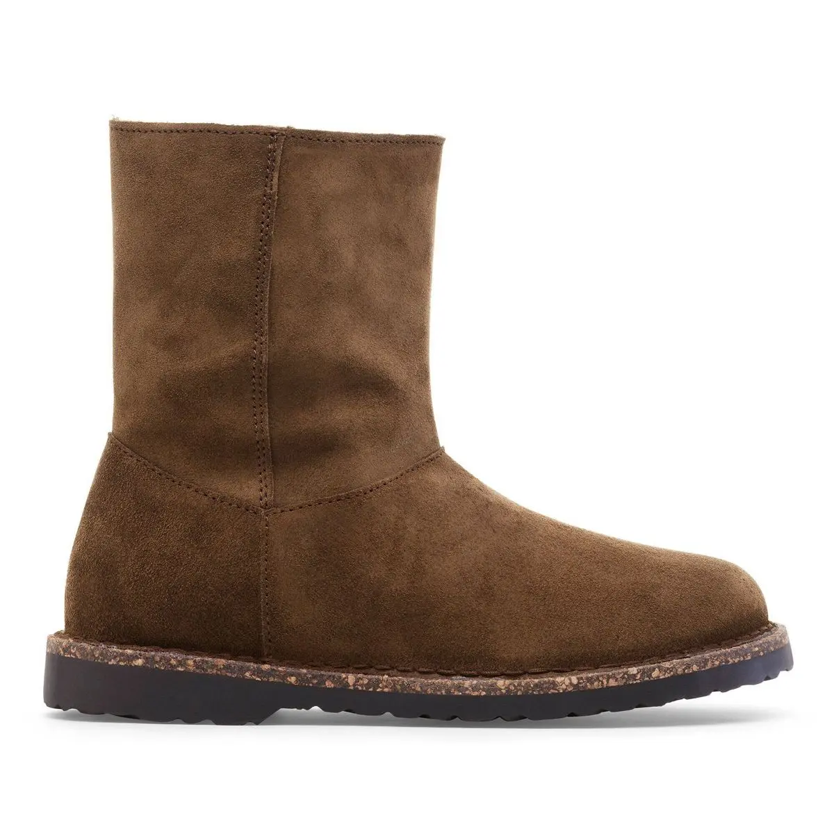 Birkenstock Uppsala Zip Shearling Leve Narrow Dark Tea