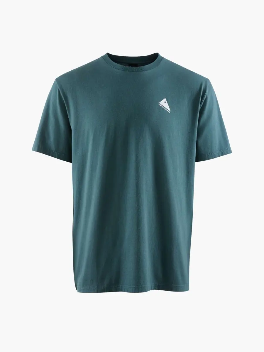 Klättermusen Men's Runa Rain Mouse Short Sleeve Tee Dark Deep Sea