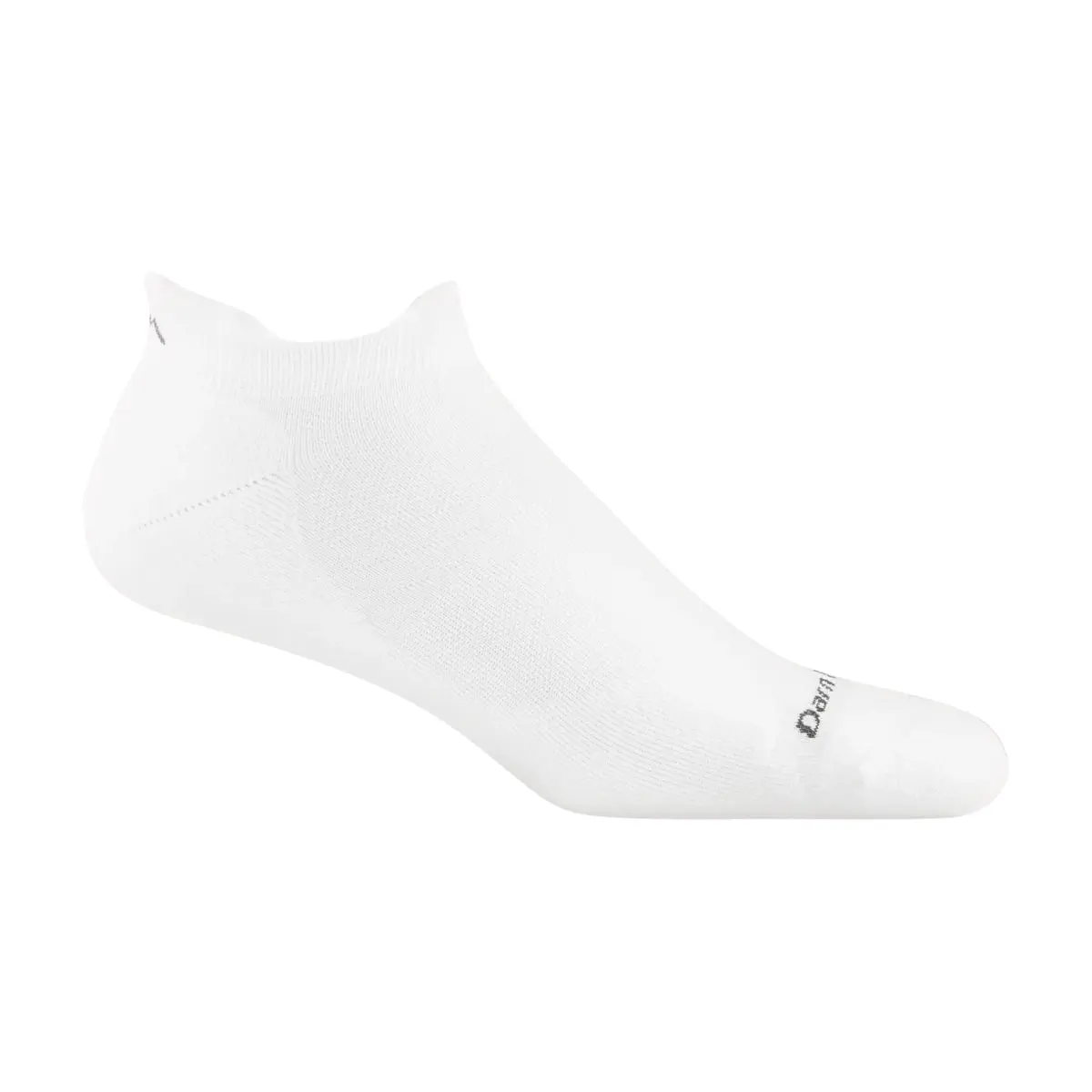 Darn Tough Men's Run No Show Tab Ultra-Lightweight White