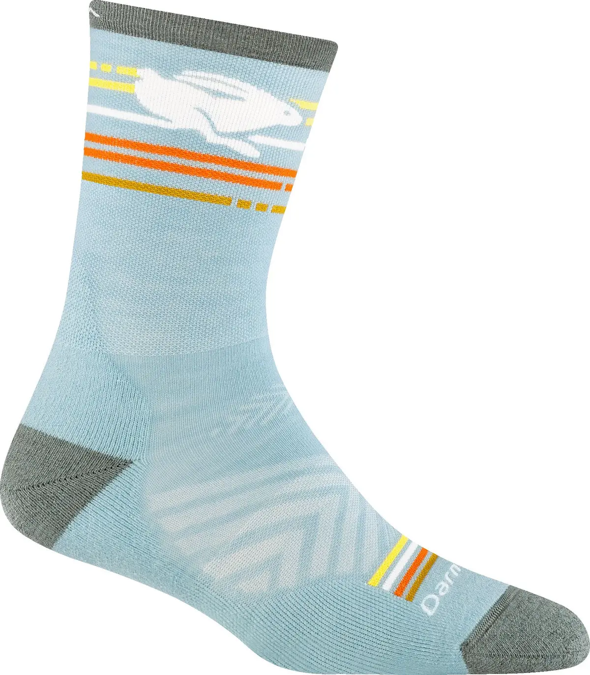 Darn Tough Women's Pacer Micro Crew Ultra-Lightweight With Cushion  Glacier