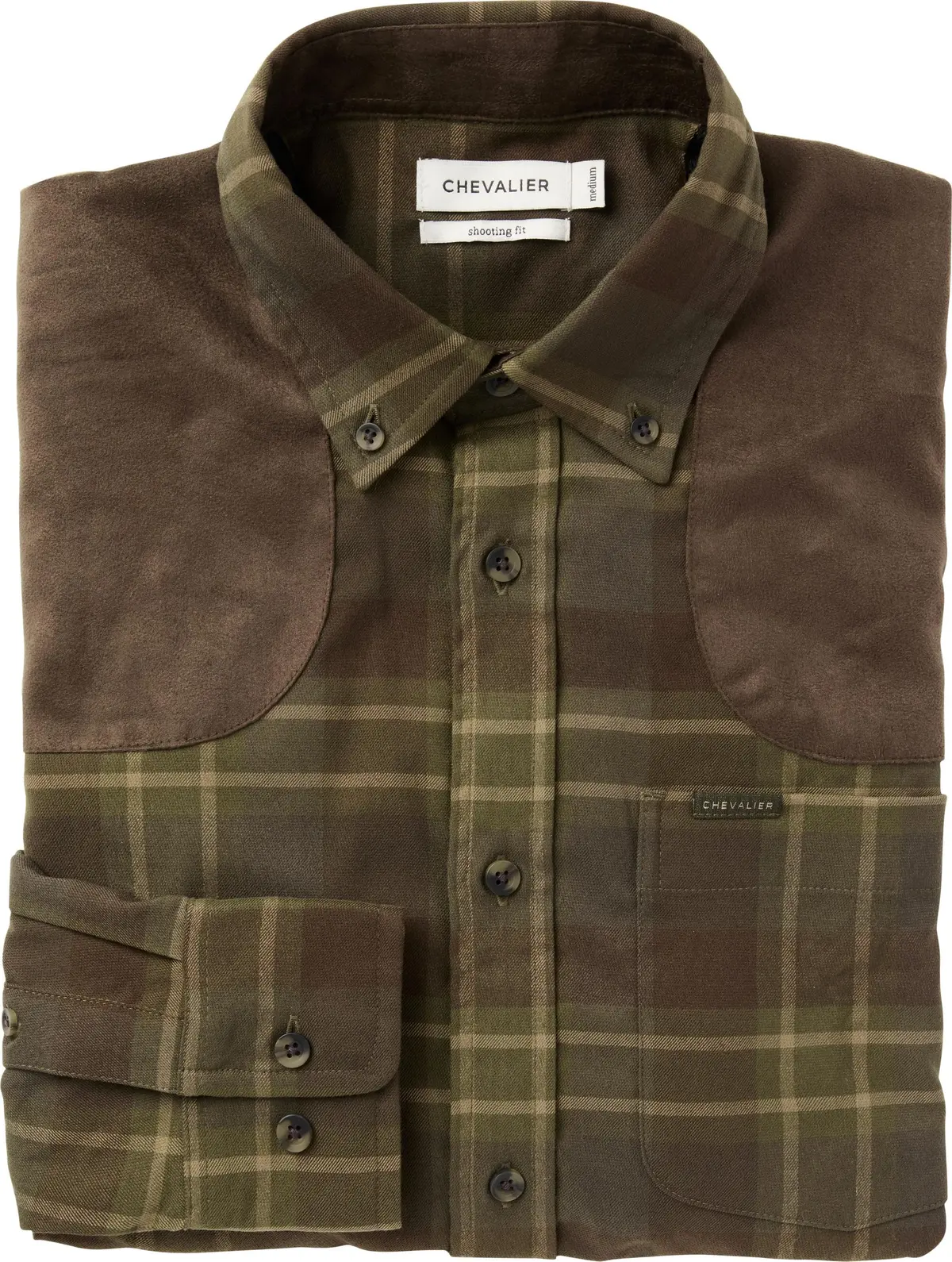 Chevalier Men's Chill Coolmax Shirt Pinegrove Green Checked