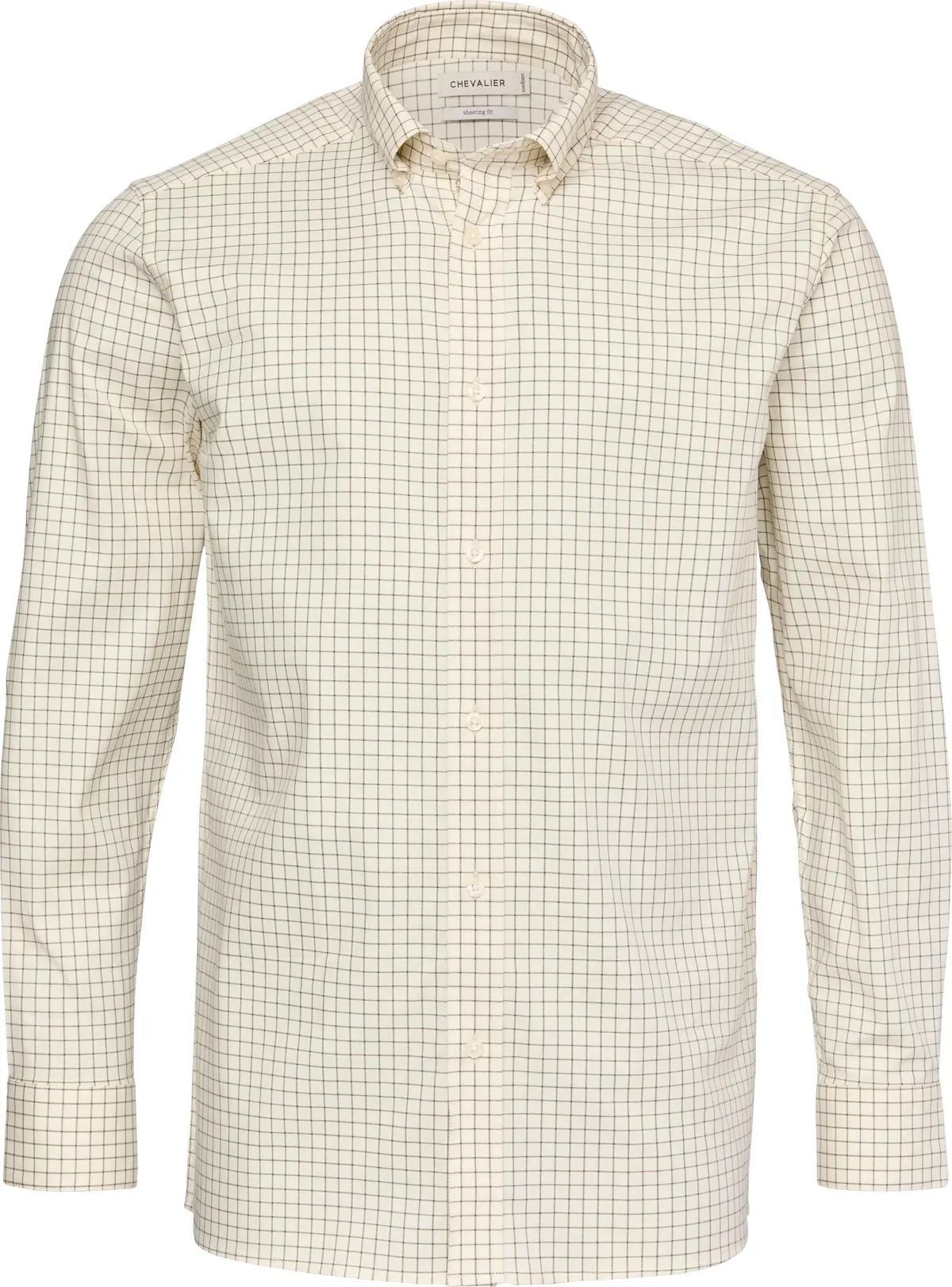 Chevalier Men's Baron Shooting Fit Stretch Shirt Highland Green Tattersall