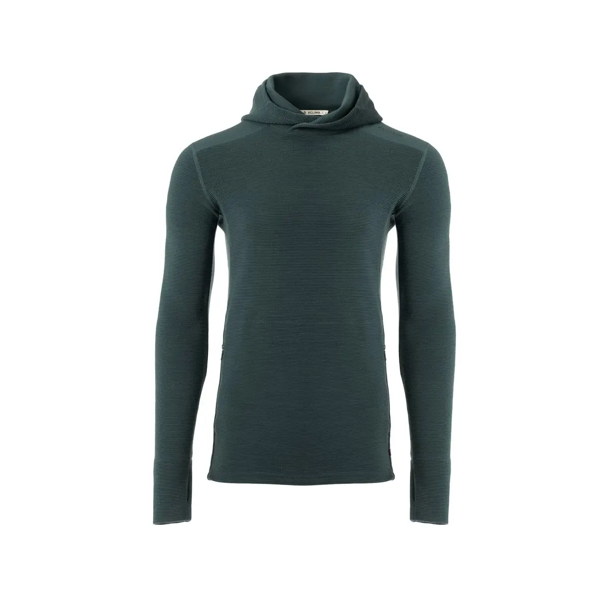 Aclima Men's StreamWool Hoodie Green Gables