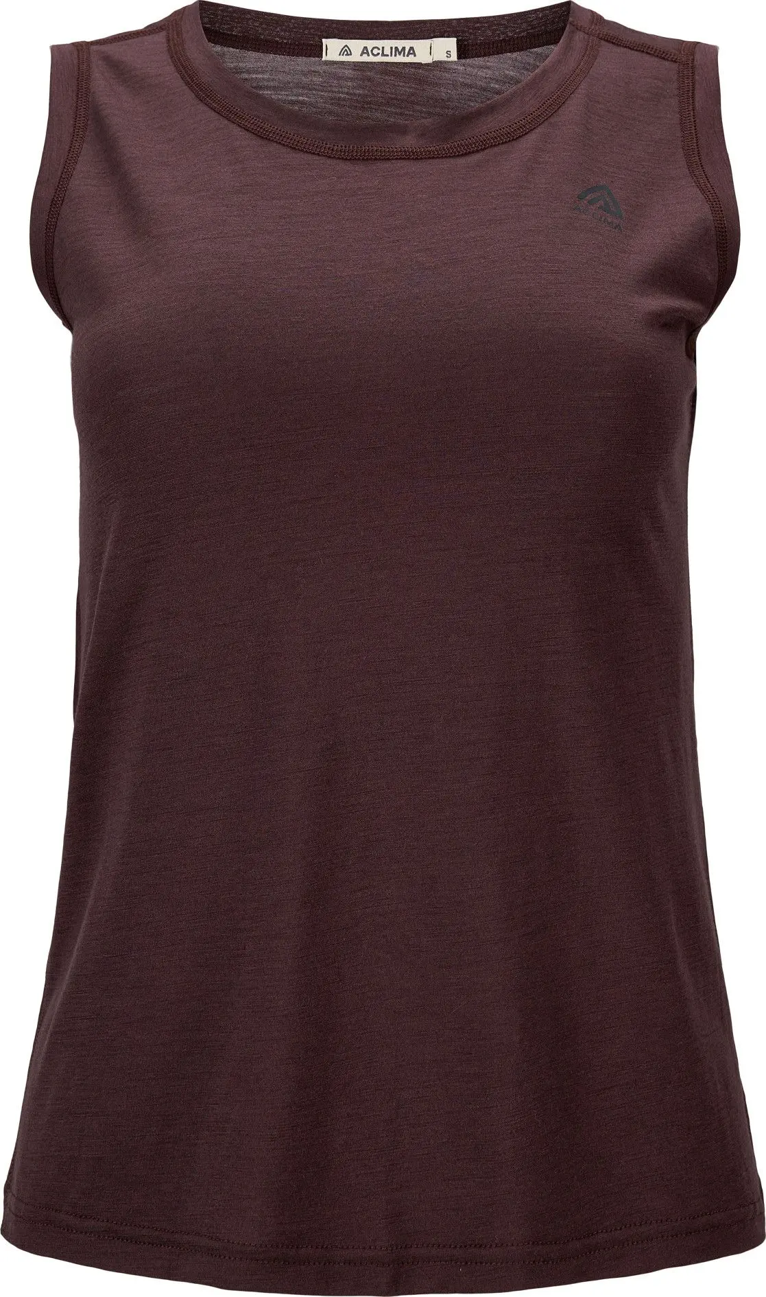 Aclima Women's Lightwool 140 Singlet V2 Chocolate Plum