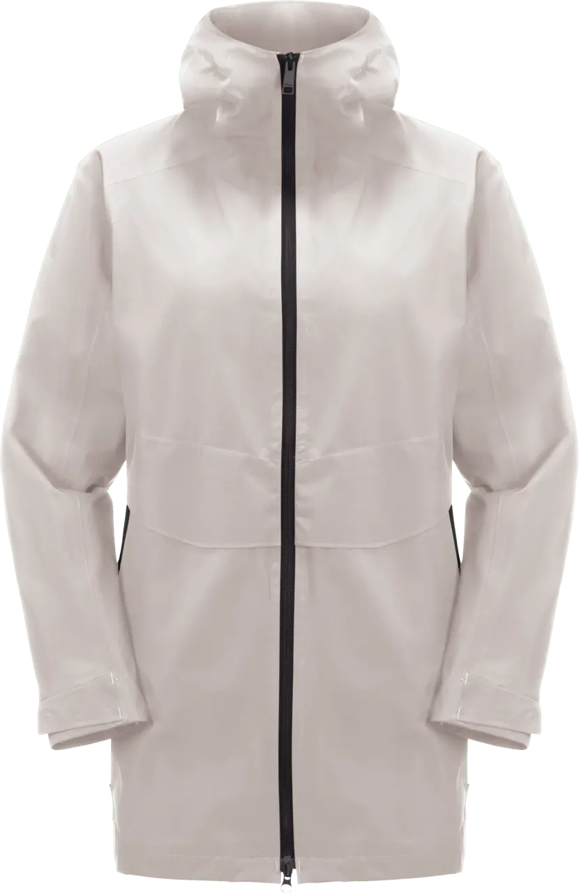Jack Wolfskin Women's Mainkai Long Jacket Sea Shell