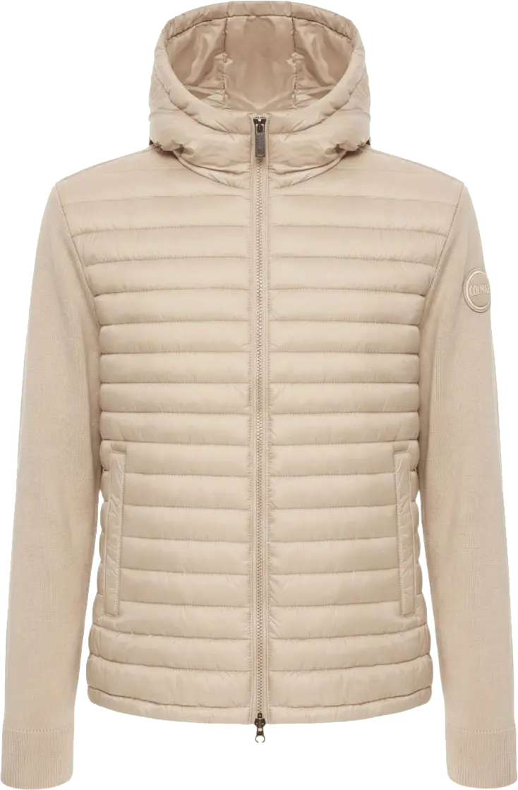 Colmar Men's Hybrid Padded Jacket With Hood Hemp