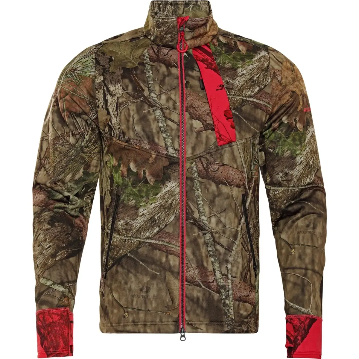 Härkila Men's Moose Hunter 2.0 Fleece Jacket Mossy Oak Break-Up Country/Mossy Oak Red
