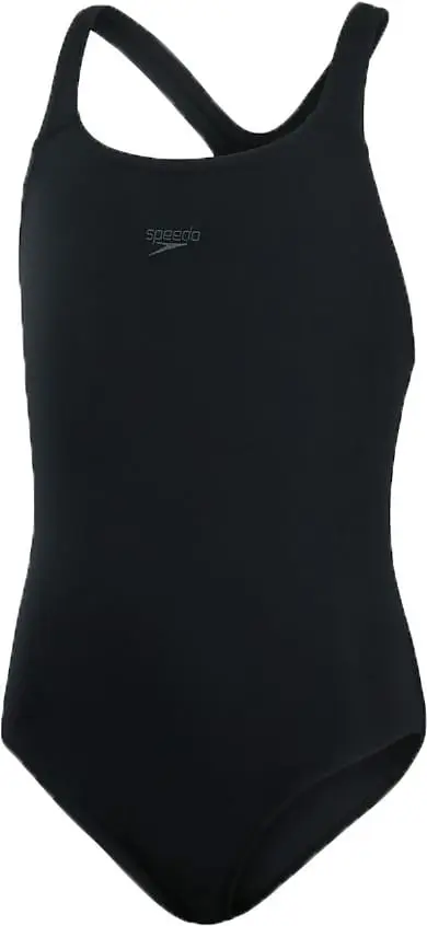Speedo Girls' Eco Endurance+ Medalist Black