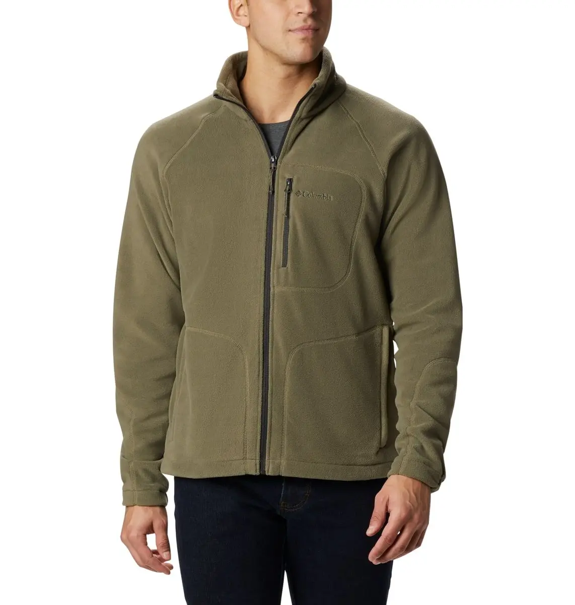Columbia Fast Trek Ii Full Zip Fleece Army Green