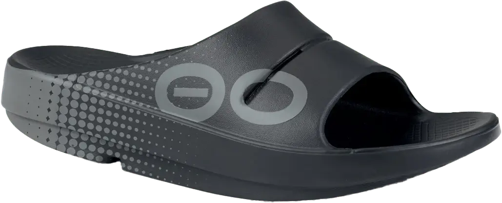 OOFOS OOahh Sport Slide Black Matrix