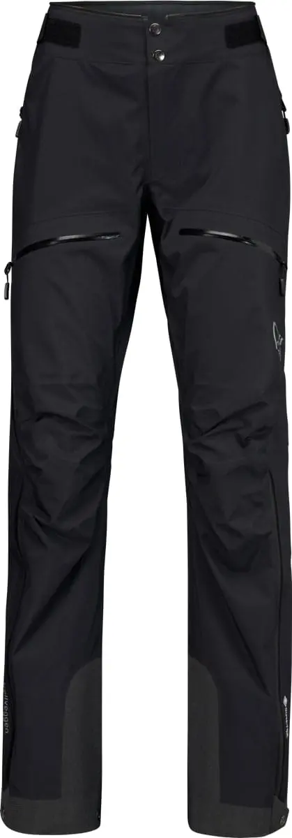 Norrøna Trollveggen Gore-Tex Pro Light Pants W'S Caviar Black
