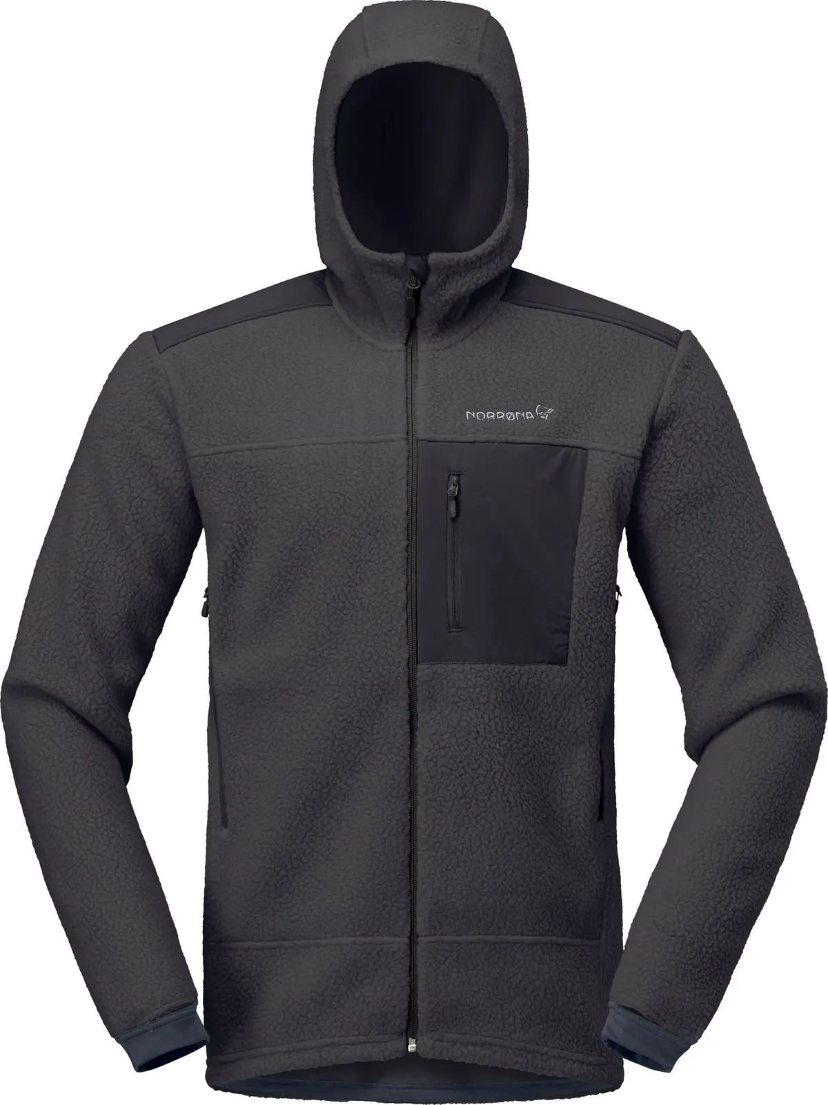 Norrøna Men's Trollveggen Warm3 Zip Hood Phantom