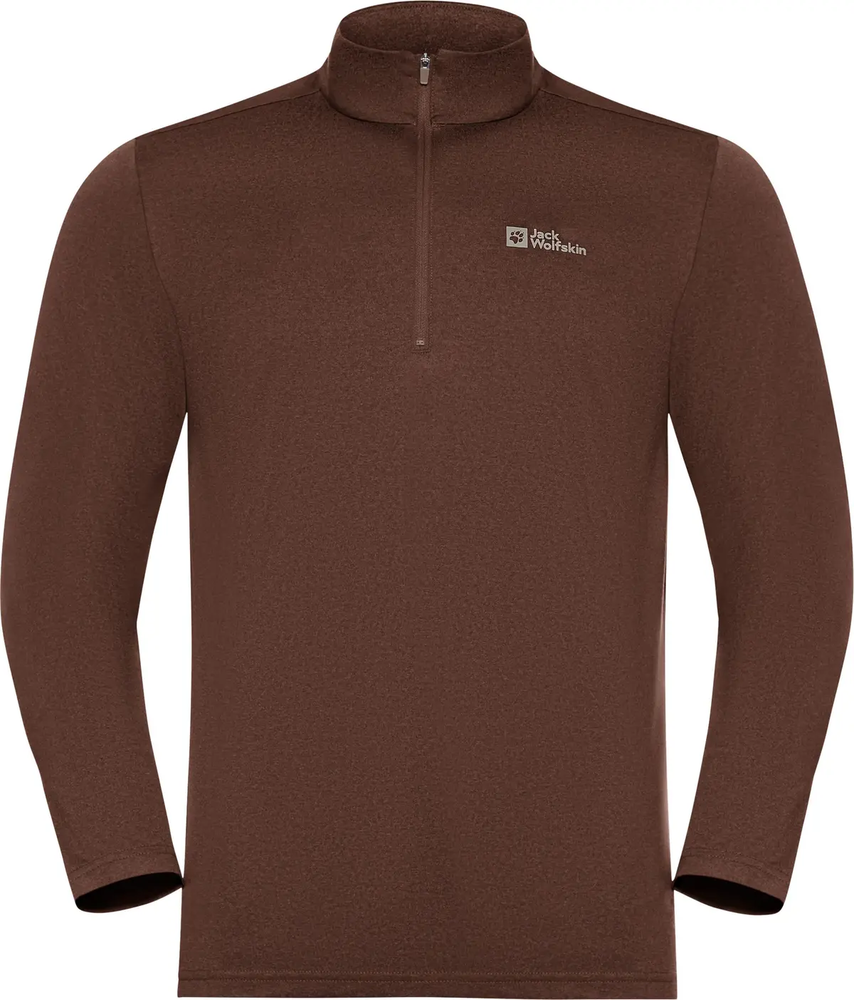 Jack Wolfskin Men's Sky Thermal Half Zip Hot Choc