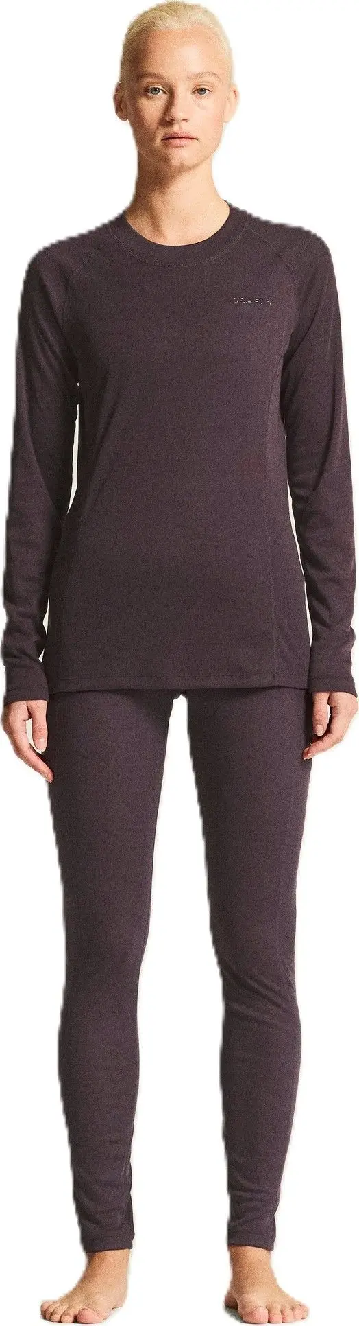 Craft Women's Core Warm Baselayer Set Dark Plum
