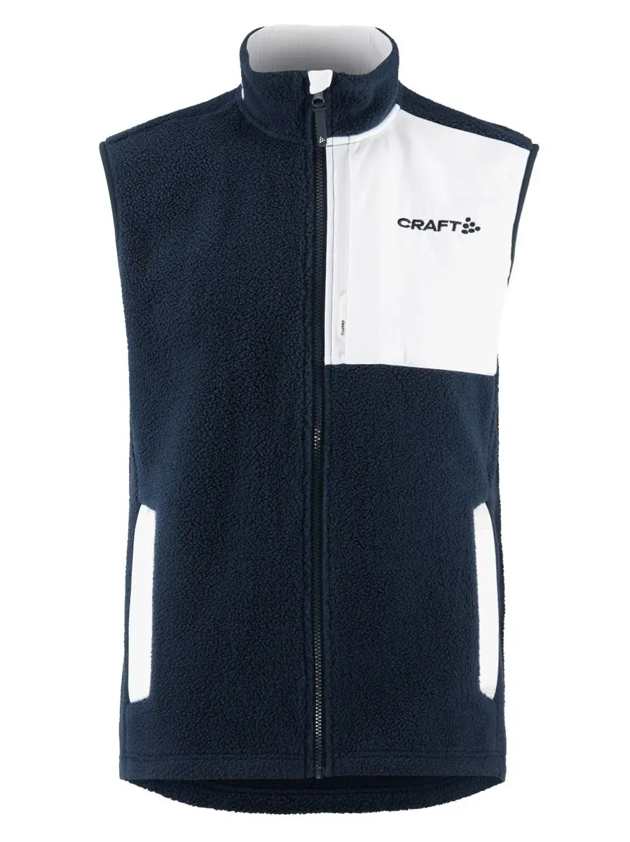 Craft Nor Adv Explore Pile Fleece Vest M Blaze-white