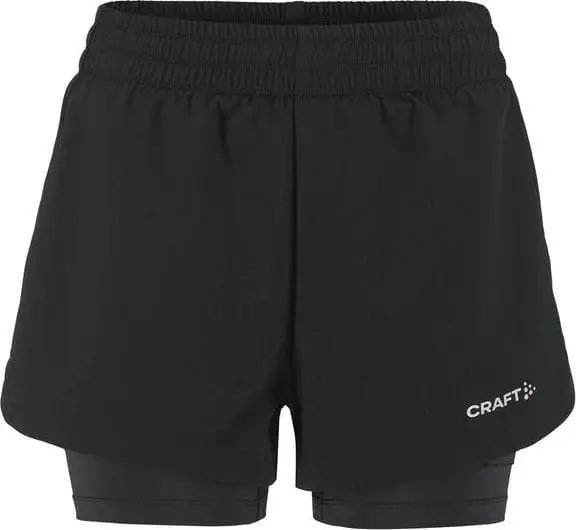 Craft Women's Adv Essence 2-In-1 Shorts 2 Black