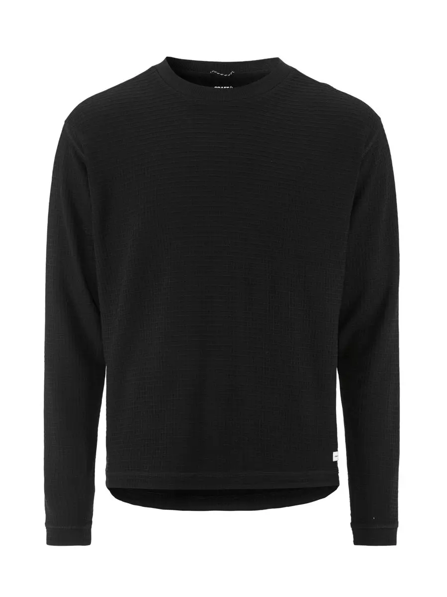Craft Layers Wool Waffle Rn M Black