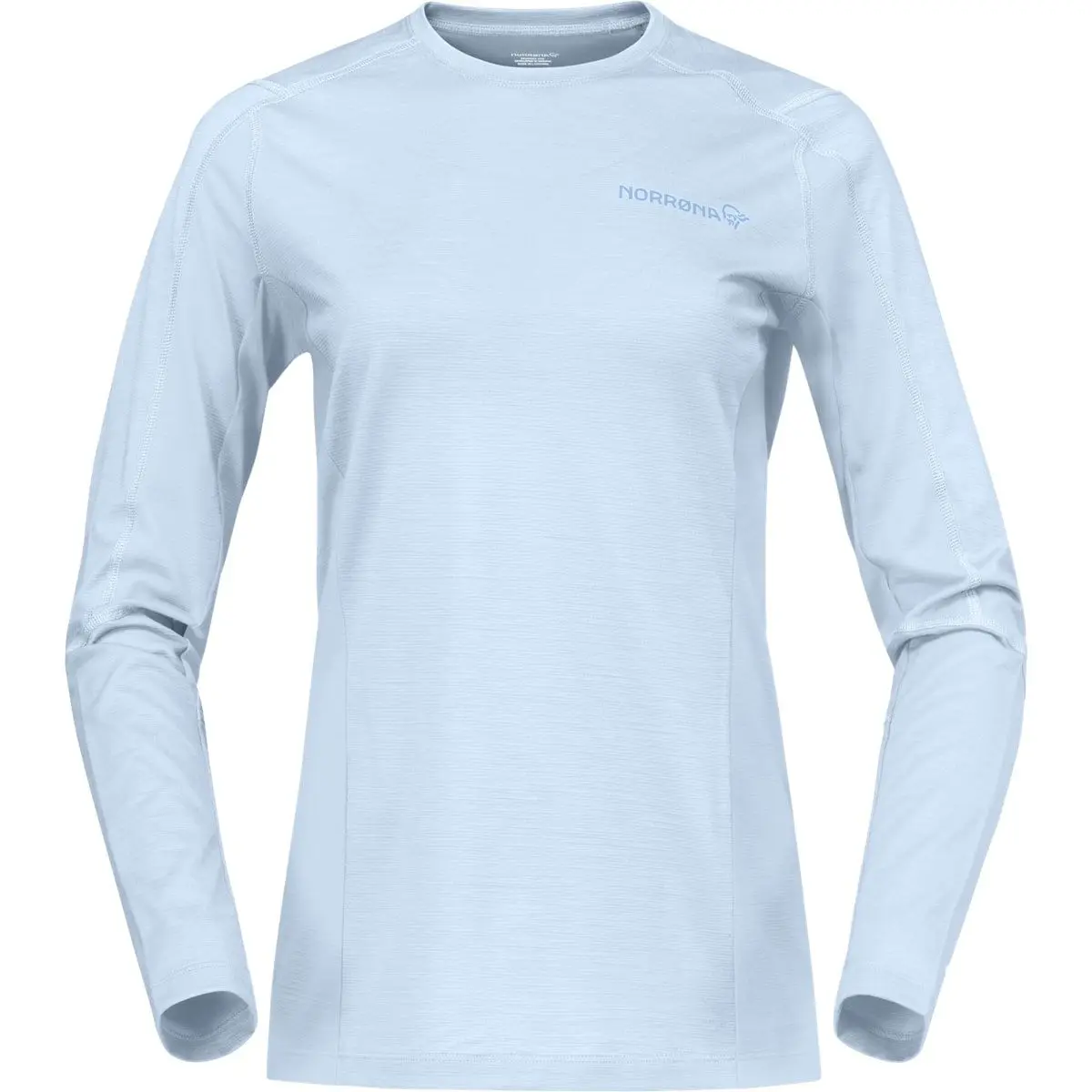 Norrøna Women's Falketind EqualiserUll Long Sleeve Cashmere Blue