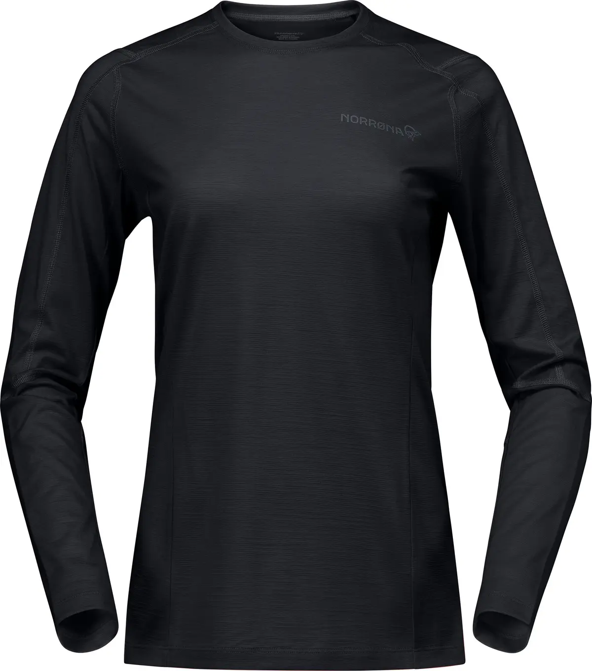 Norrøna Women's Falketind EqualiserUll Long Sleeve Caviar Black