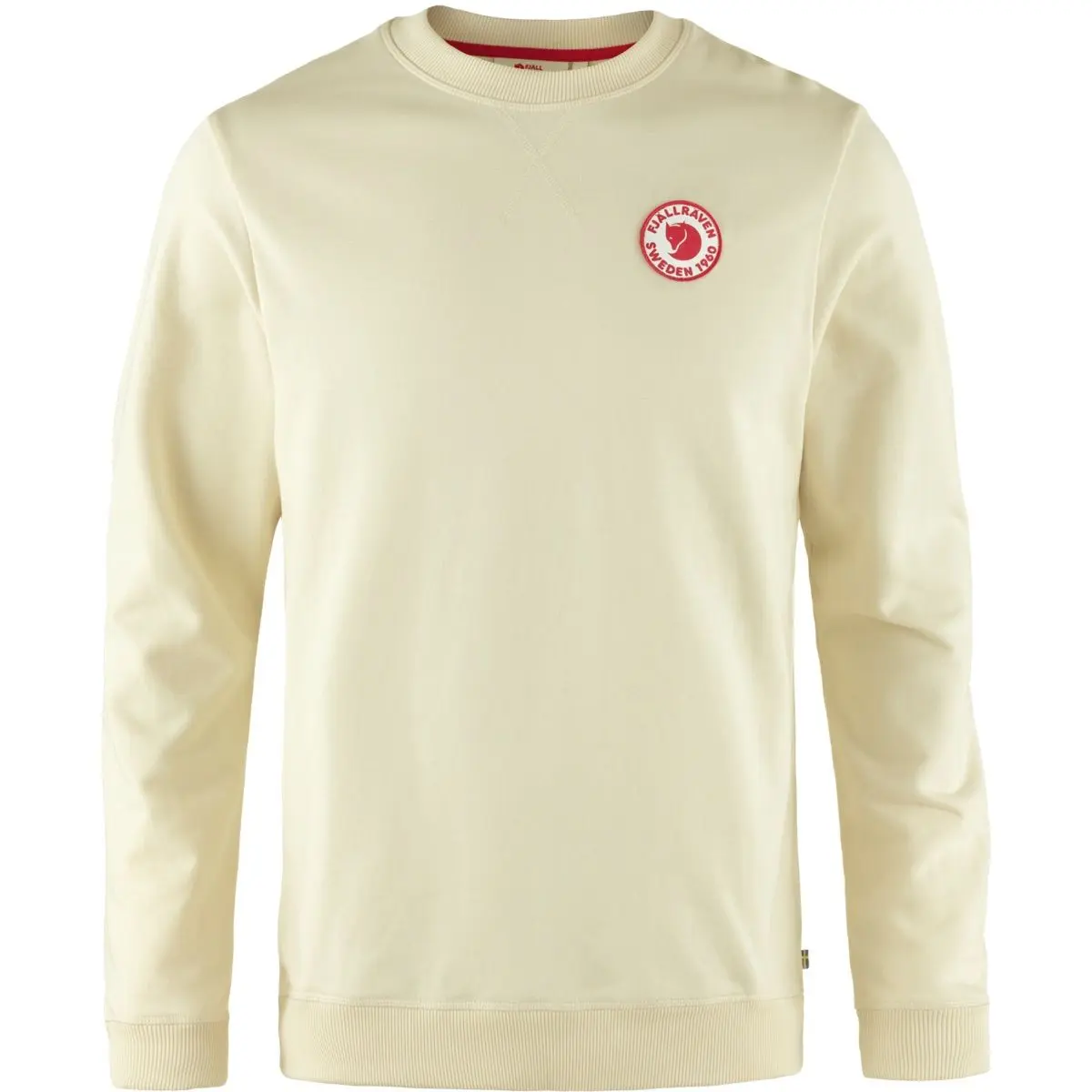 Fjällräven Men's 1960 Logo Badge Sweater Chalk White