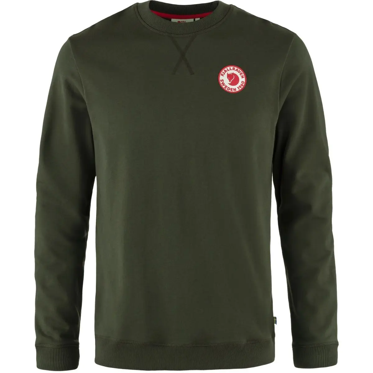 Fjällräven Men's 1960 Logo Badge Sweater Deep Forest