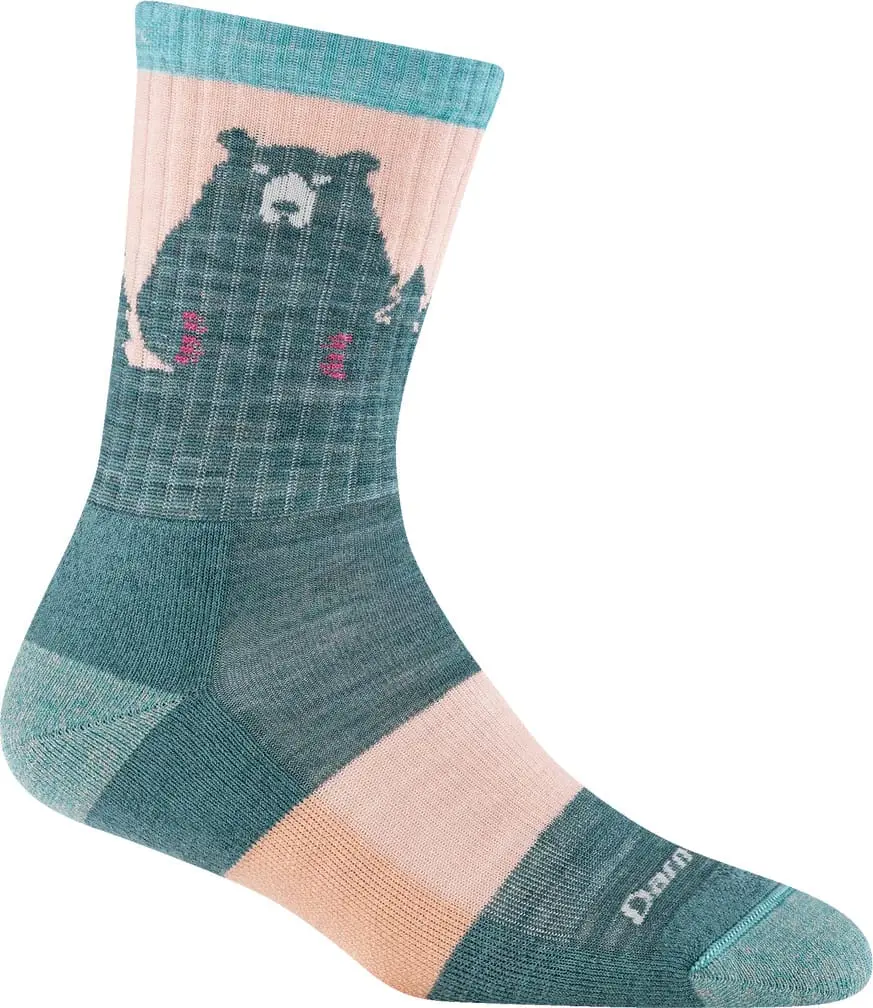Darn Tough Women's Bear Town Micro Crew Light Cushion Quartz