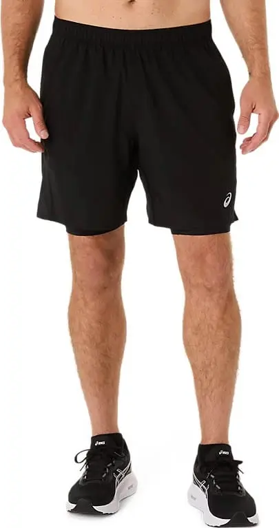 Asics Men's Asics Core 2-in-1 7in Shorts Performance Black/Performance Black
