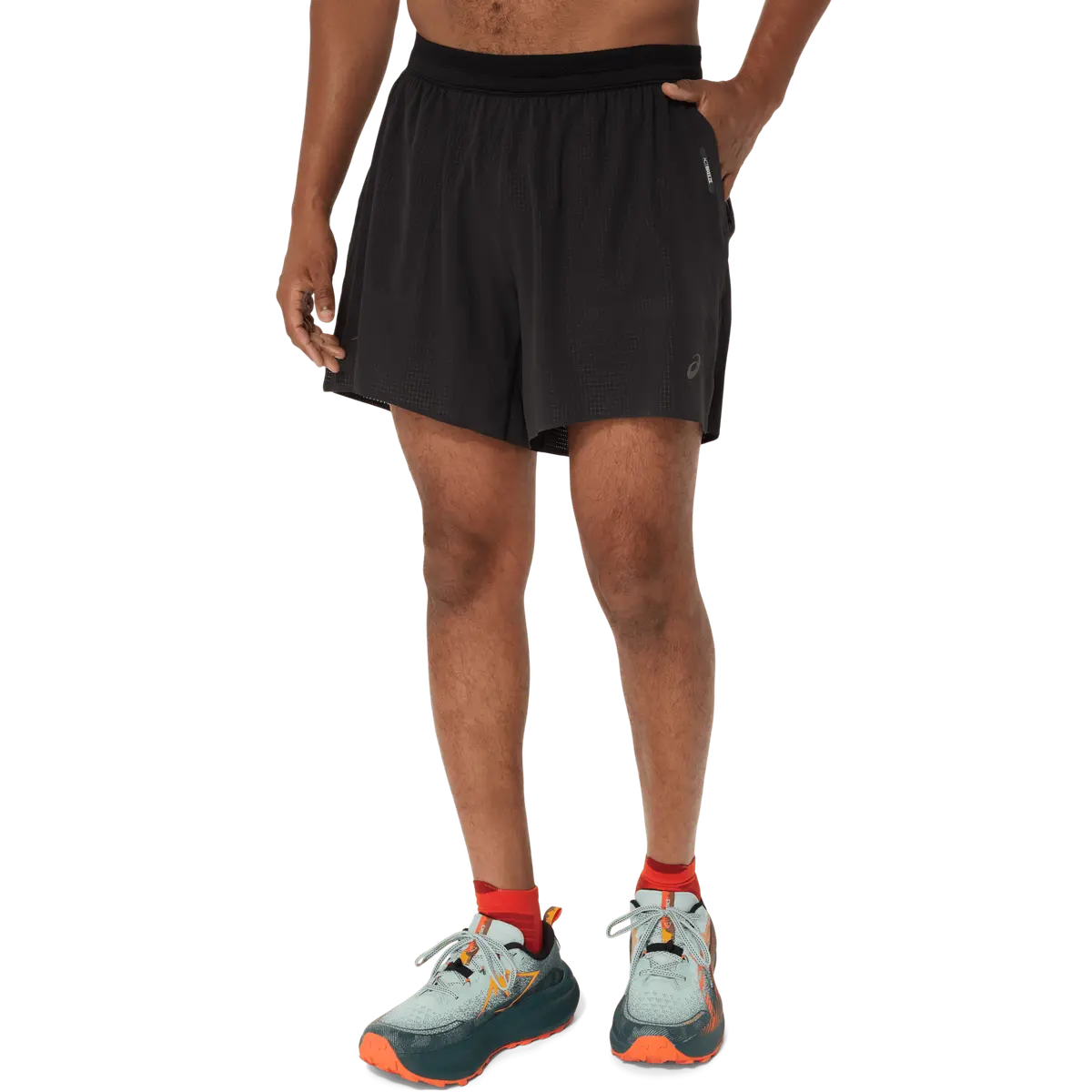 Asics Men's Fujitrail Elite Short Performance Black