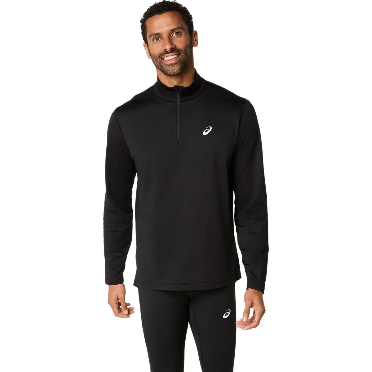 Asics M Core Ls 1/2 Zip Winter Top Performance Black