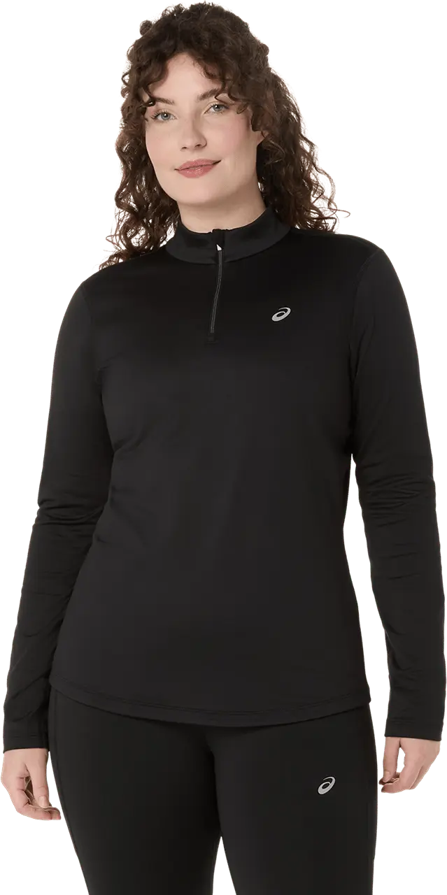 Asics Women's Asics Core Long Sleeve 1/2 Zip Winter Top Performance Black